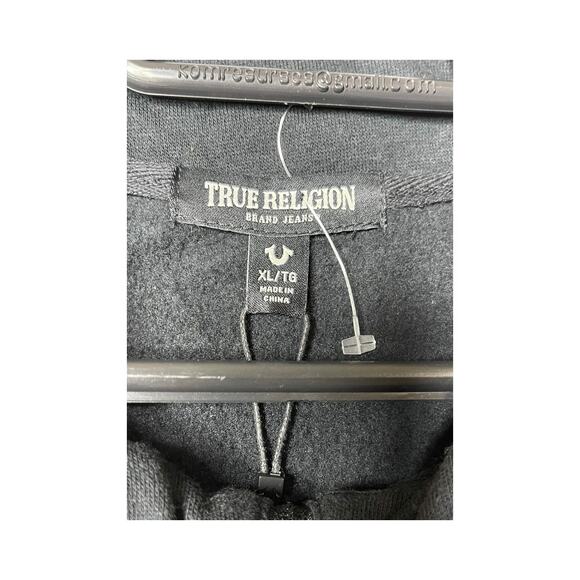 True‎ Religion Men's Colorbloked Full Zip Sweatshirt Track Jacket Size XL New - Picture 10 of 14